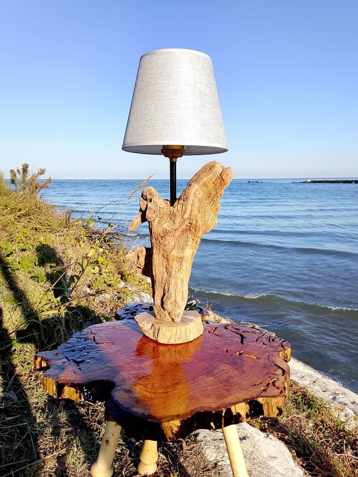 "Meran" – Treibholzlampe